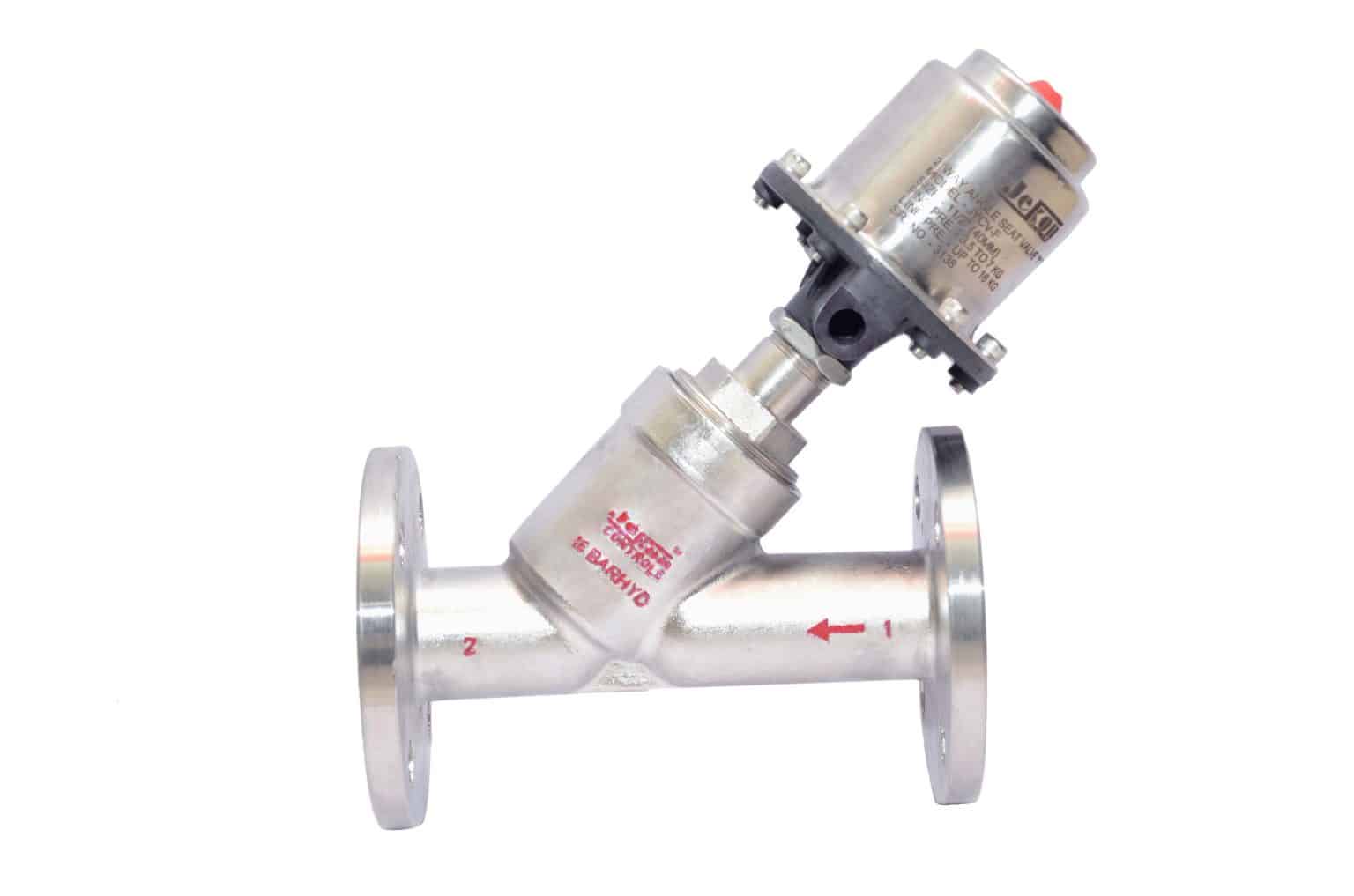 Pneumatic Y Type valve